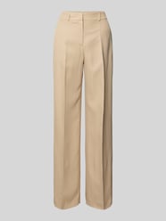 Weite Hose aus Viskose-Leinen-Mix Modell 'Catsby' von someday. Beige - 42