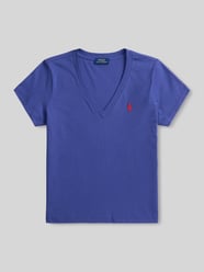męski t-shirt o kroju regular fit z czystej bawełny od Polo Ralph Lauren - 15