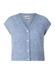 Cardigan mit sehr kurzen Ärmeln Modell 'Girona' von JUST FEMALE Blau - 11