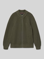 Regular Fit Strickjacke aus Baumwoll-Mix von Tommy Hilfiger Teens - 4