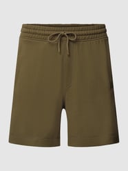 Sweatshorts mit Logo-Stitching Modell 'SEWALK' von BOSS Orange Pink - 29