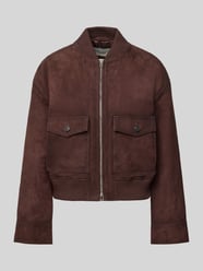 Regular Fit Leder- / Kunstlederjacke aus  echtem Ziegenleder von Marc O'Polo DENIM - 38