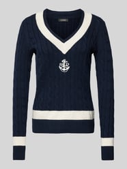 Gebreide pullover met ribboorden van Lauren Ralph Lauren - 13