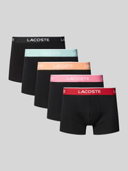 Obcisłe bokserki z mieszanka bawełny w 5‑pakiecie od Lacoste - 30