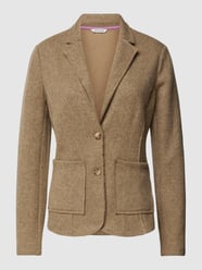 Strickblazer mit Eingrifftaschen von Tom Tailor Beige - 12