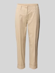Regular Fit Chino mit verkürztem Schnitt Modell 'DORA' von Raffaello Rossi Beige - 4