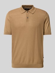 Poloshirt mit gerippten Abschlüssen von MAERZ Muenchen - 8