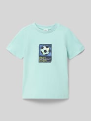 męski t-shirt o kroju regular fit z czystej bawełny od s.Oliver RED LABEL - 7