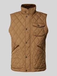 Bodywarmer met opstaande kraag, model 'BEATON' van Polo Ralph Lauren Bruin - 41