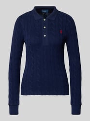 Gebreide pullover met kabelpatroon en polokraag van Polo Ralph Lauren - 23