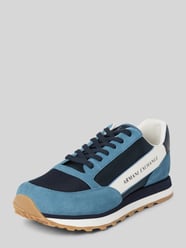 Sneaker mit Label-Print von ARMANI EXCHANGE Blau - 4