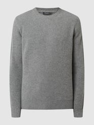 Pullover aus Merinowolle von MAERZ Muenchen Grau - 8