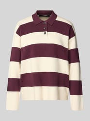 Regular fit gebreide pullover van viscosemix, model 'SABA' van Vero Moda Bordeaux - 22
