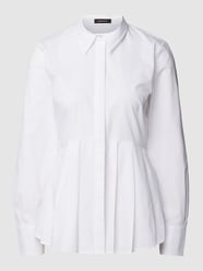 Bluse im Stufen-Look mit gelegten Falten von More & More Weiß - 21