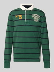 Regular Fit Rugby Shirt mit Logo- und Motiv-Stitching von Superdry - 38