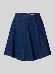 Rozkloszowana spódnica mini z mieszanki bawełny i lyocellu od Marc O'Polo DENIM - 48
