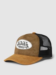 Trucker-pet met labelstitching van Von Dutch Groen - 6