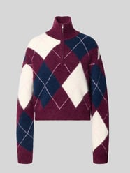 Regular Fit Pullover aus Alpaka-Woll-Mix von Tommy Jeans Bordeaux - 38