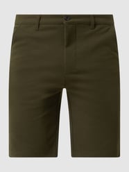 Chino-Shorts mit Viskose-Anteil Modell 'Barro' von !Solid Grün - 20