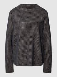 Pullover mit Allover-Muster Modell 'Gonni' von Opus Schwarz - 25