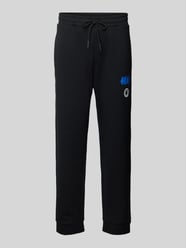 Sweatpants mit elastischem Bund Modell 'Nimaytro' von Hugo Blue Schwarz - 38