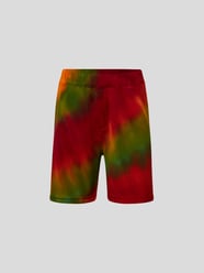 Sweatshorts im Batik-Look von Dsquared2 Rot - 42