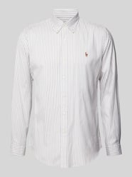 Regular Fit Freizeithemd mit Label-Stitching von Polo Ralph Lauren Grau - 46