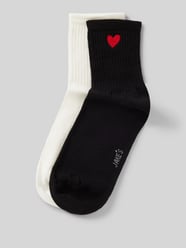 Socken mit Motiv-Print von Jake*s Casual Schwarz - 37