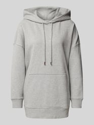 Oversized Hoodie aus reiner Baumwolle mit Seitenschlitzen von Marc O'Polo Grau - 27