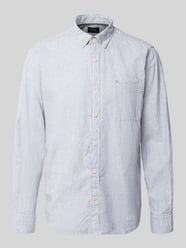 Regular Fit Freizeithemd aus Leinen-Mix mit Button-Down-Kragen von camel active - 7