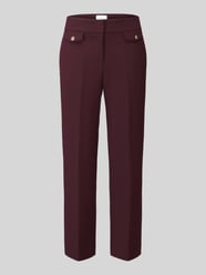 Regular Fit Weite Hose mit Viskose-Anteil Modell 'ALARA' von SEDUCTIVE Bordeaux - 43