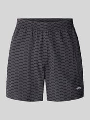 Korte regular fit broek met labelstitching van BLKVIS - 46