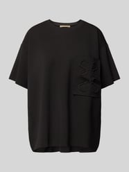 Oversized T-Shirt mit Logo-Details Modell 'Clean Scuba' von Smith and Soul Schwarz - 9