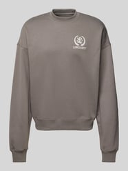 Bluza o kroju oversized z wyhaftowanym logo model ‘Cesar’ od Low Lights Studios - 44
