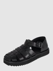 Sandalen aus Leder Modell 'Bob' von Selected Homme Schwarz - 24