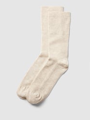 Socken mit Label-Detail Modell 'CLAUDINE' von Marc O'Polo Beige - 23