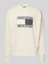 Relaxed Fit Sweatshirt aus reiner Baumwolle von Tommy Jeans Beige - 28