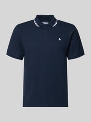 Regular Fit Poloshirt mit Strukturmuster Modell 'AUSTIN' von JACK & JONES - 38