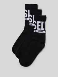 Sokken met labeldetail in een set van 3 paar van Diesel - 21