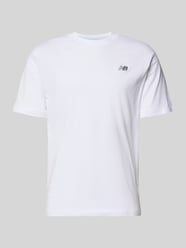 t-shirt z logo i okrągłym dekoltem od New Balance - 27