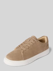 Sneakers met reliëflogo, model 'STOCKHOLM' van Jack & Jones Beige - 35