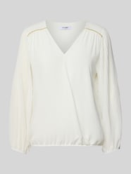 Bluse mit V-Ausschnitt Modell 'Be44rtaa' von ZABAIONE - 35