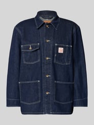 Kurtka jeansowa o kroju relaxed fit z naszywką z logo model „Berkley” od Levi's® - 44