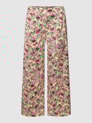 Culotte met bandplooien, model 'Kate' van ICHI Roze - 40