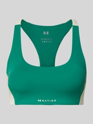 Biustonosz sportowy w kroju slim fit z detalem z logo od P.E Nation - 38