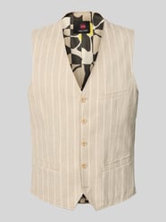 Regular Fit Weste mit Viskose-Anteil Modell 'Morley' von CG – CLUB of GENTS Beige - 6
