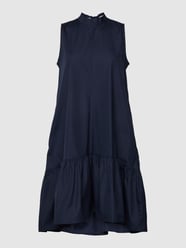 Minikleid mit Volantsaum Modell 'Roma' von 0039 Italy Blau - 48