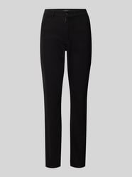skinny fit jeans van elastische katoenmix met strasstenen van Marc Cain - 1
