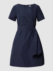 Kurzärmeliges Minikleid mit Taillengürtel von Weekend Max Mara Blau - 42