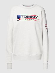 Sweatshirt mit Label-Stitching von Tommy Jeans Grau - 28
